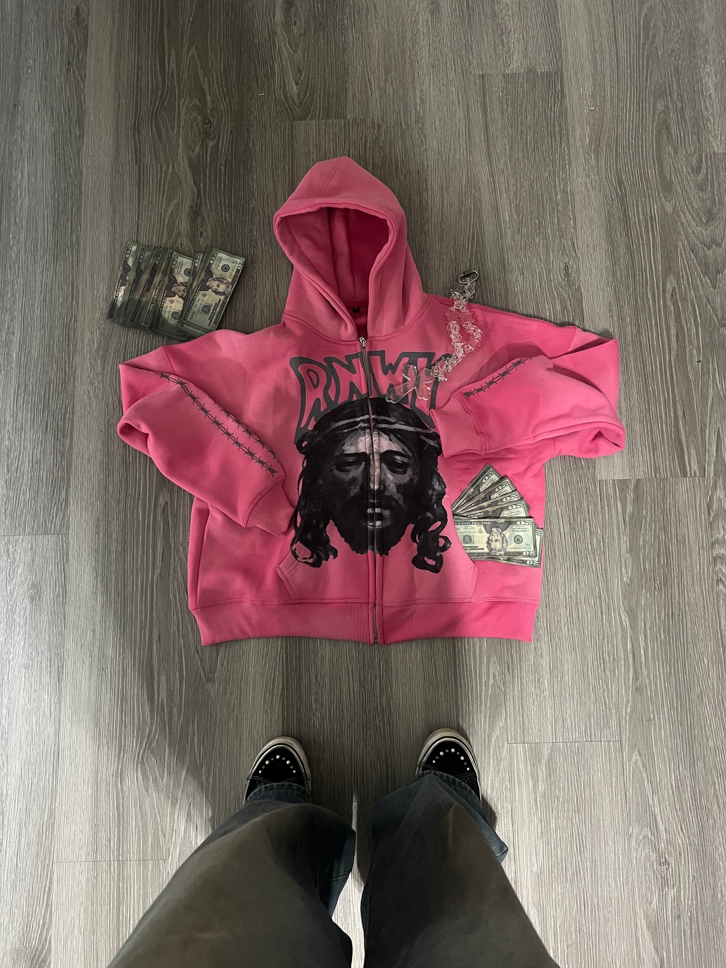 OPENRUNWAY "JESUS IS WITH ME" ZIP UP (BUNDLE)