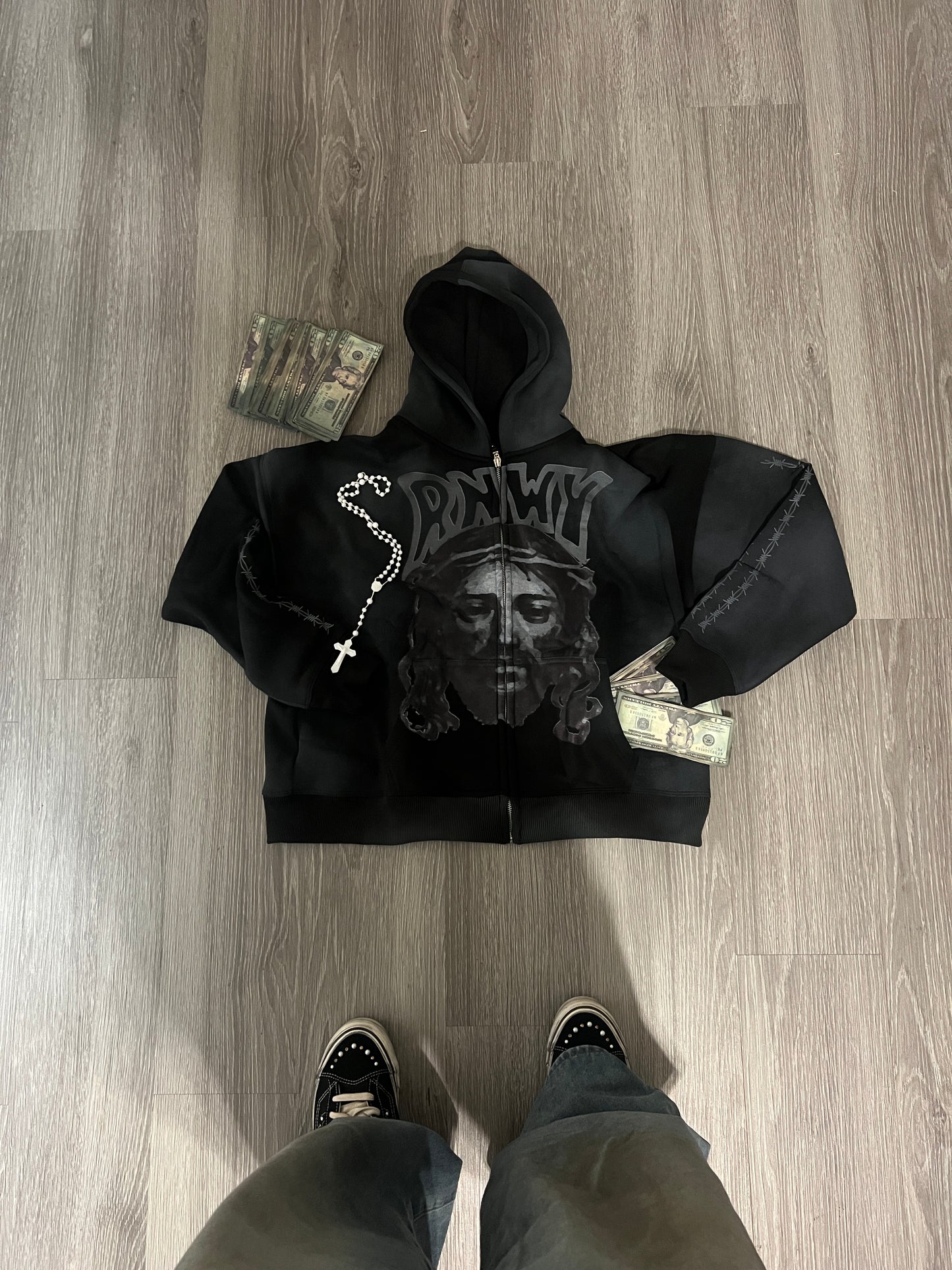 OPENRUNWAY "JESUS IS WITH ME" ZIP UP (BUNDLE)